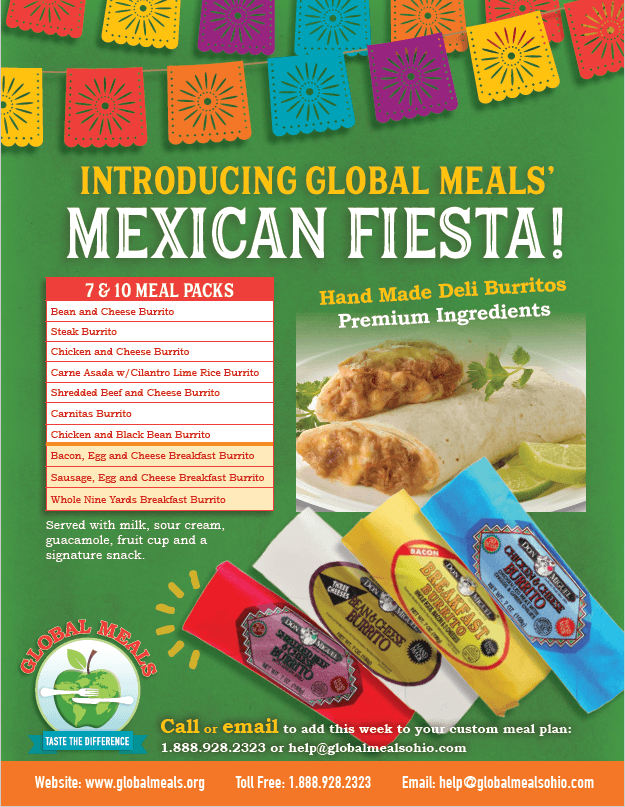 Our Comfort Meals Menu | Global Meals